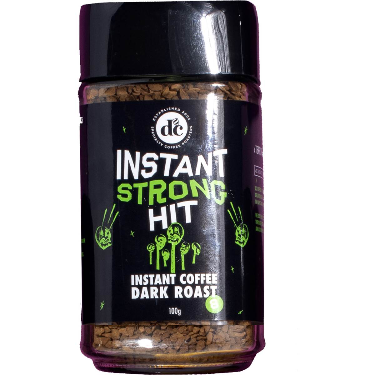 dc Coffee Instant Strong Hit Dark Roast 100g