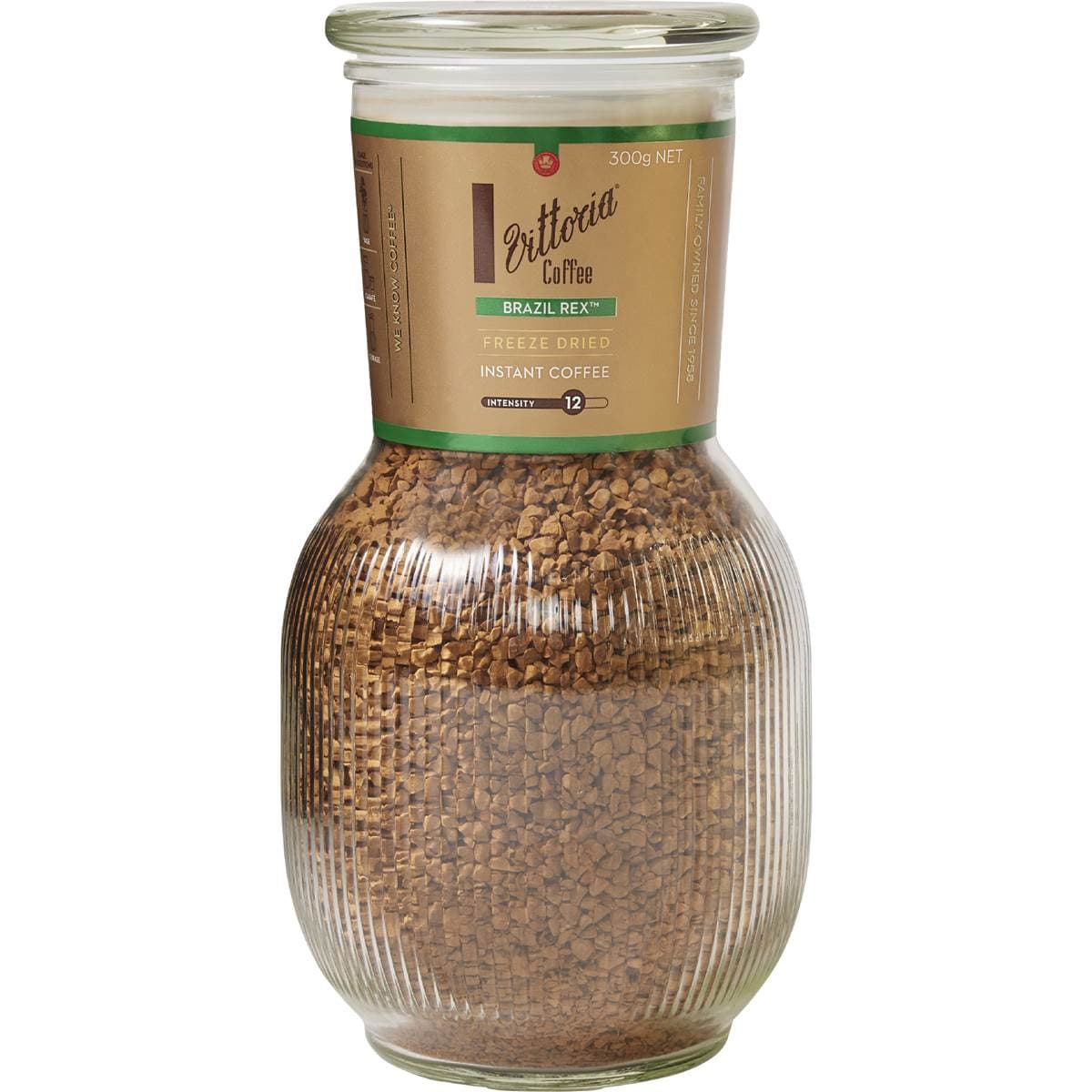 Vittoria Brazil Rex Freeze Dried Instant Coffee 300g