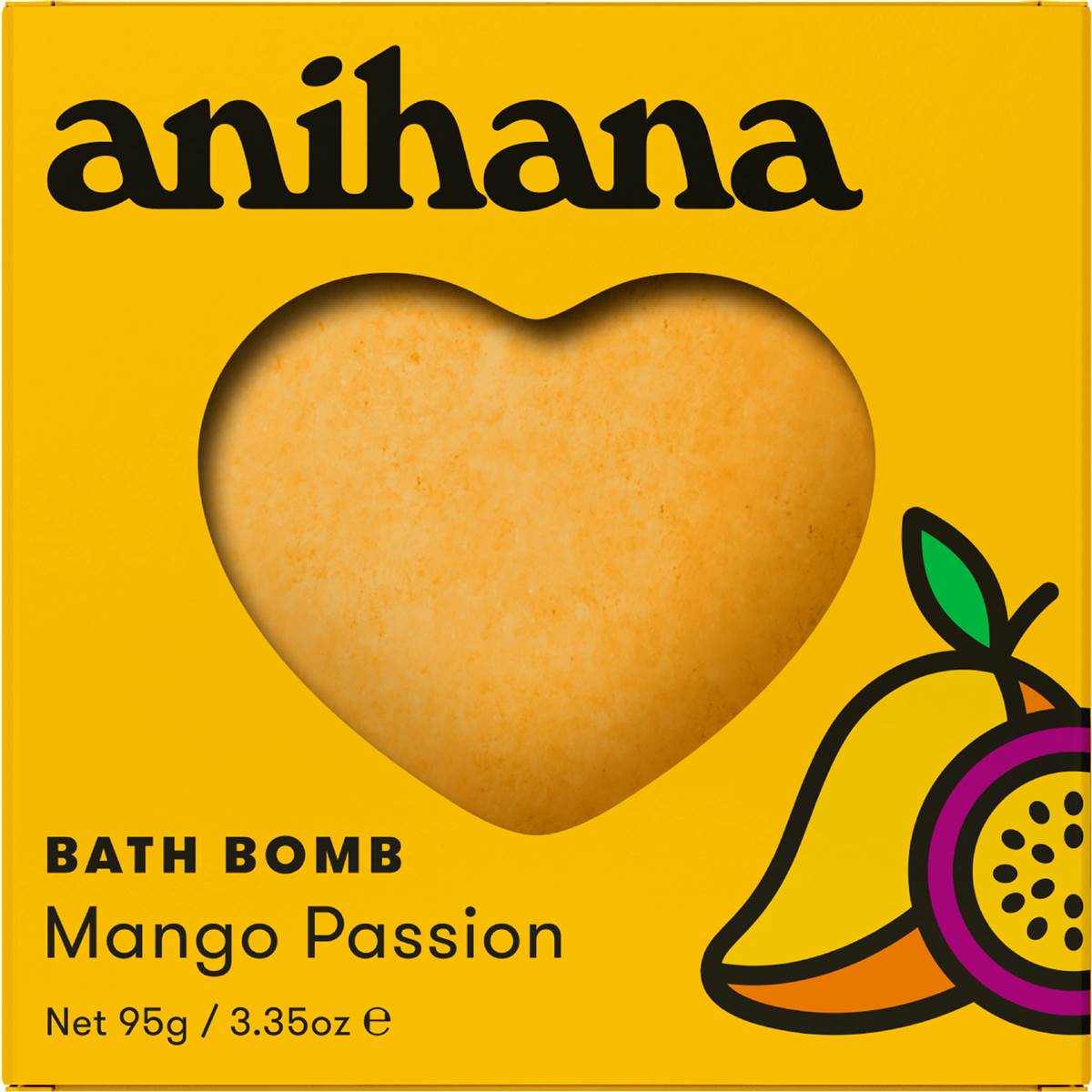 Anihana Bath Bomb Mango Passion 95g