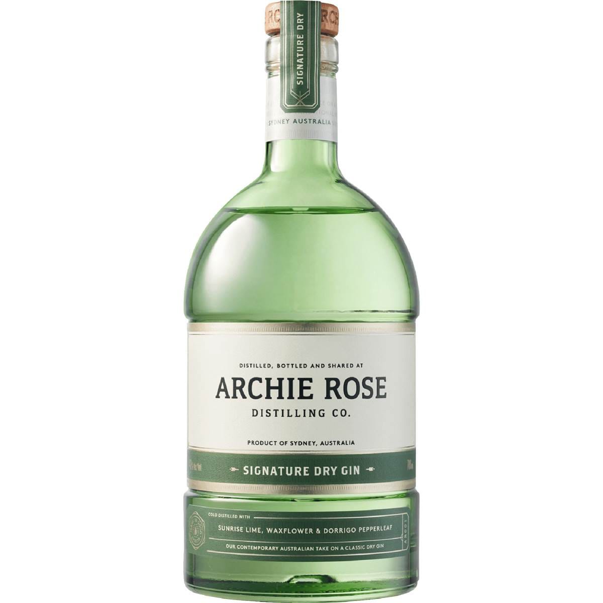 Archie Rose Distilling Co. Signature Dry Gin Bottles 700mL
