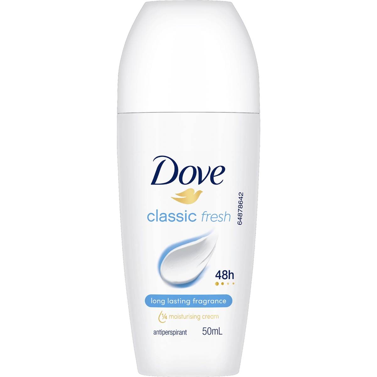 Dove Women 48hr Deodorant Roll On Classic 50mL