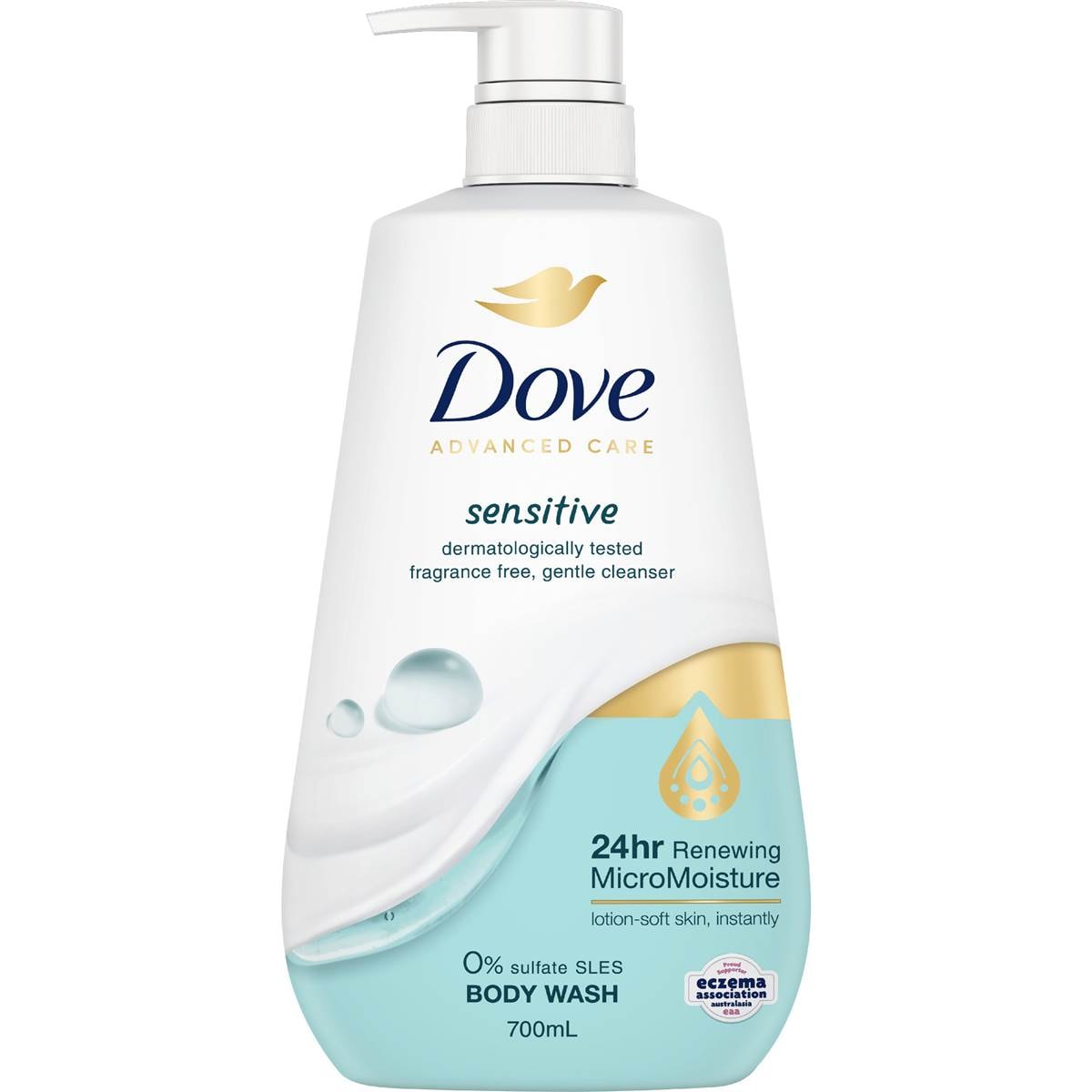 Dove Advanced Body Wash Sensitive 700mL