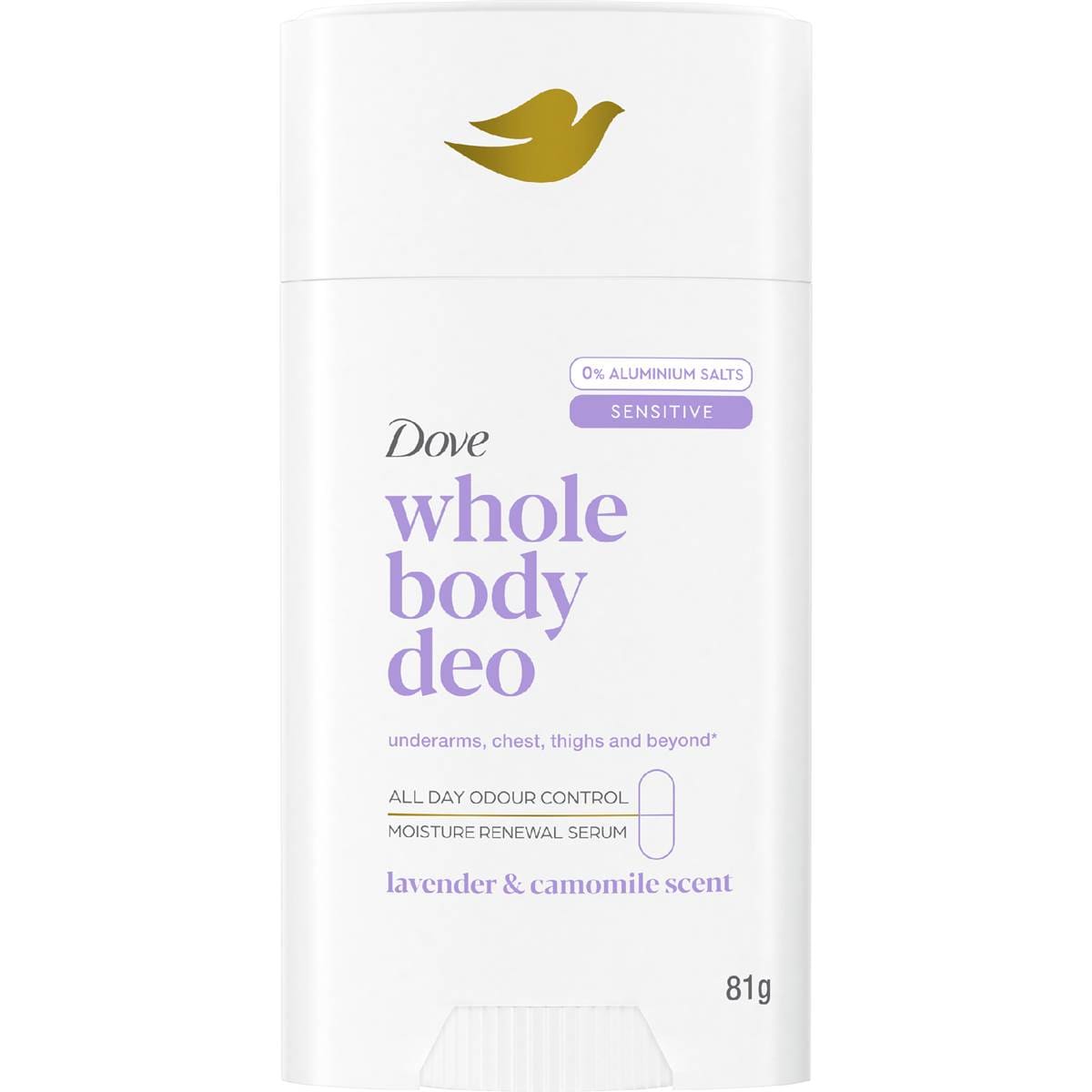 Dove Women Whole Body Deodorant Stick Lavender Camomile 81g