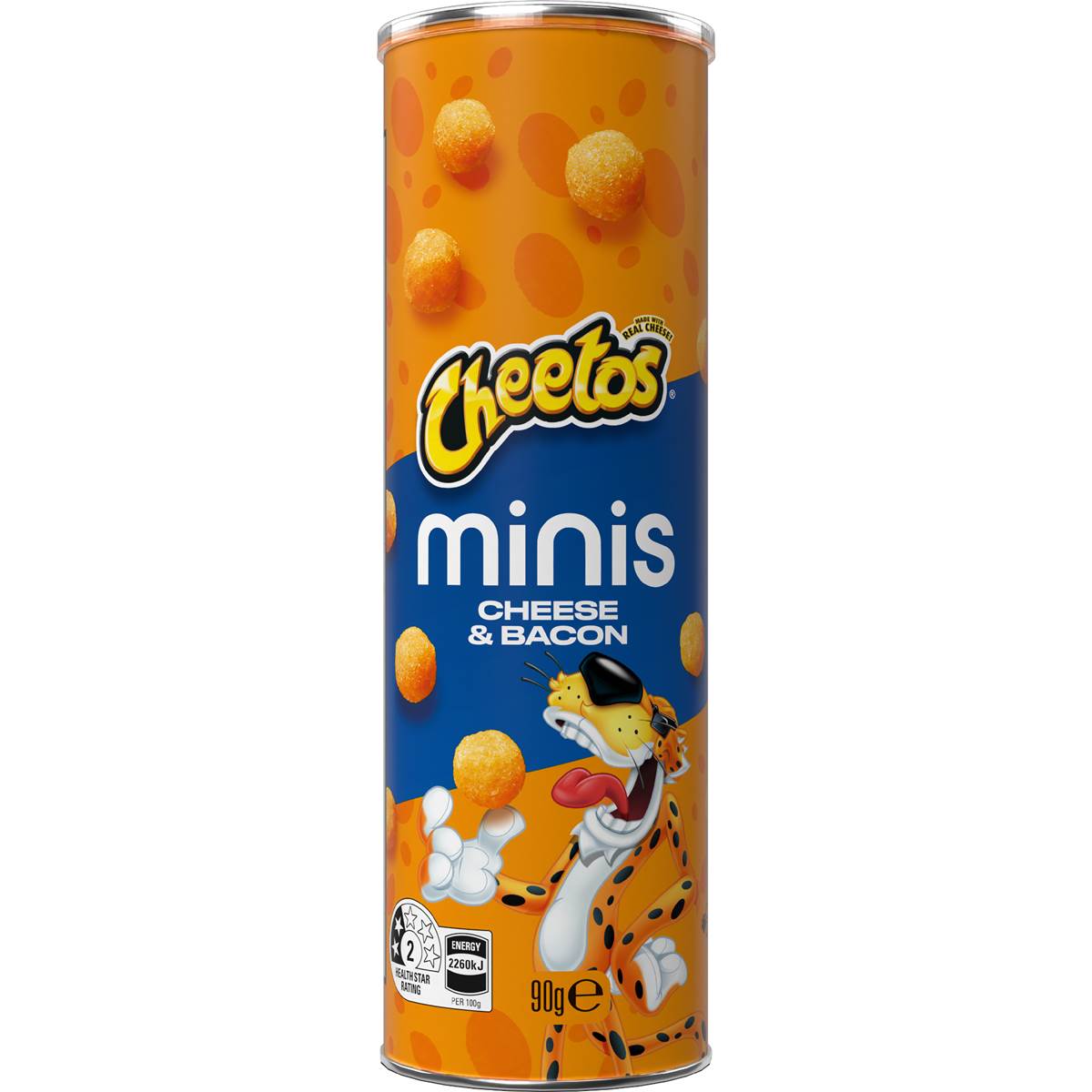 Cheetos Minis Cheese & Bacon Flavoured Snacks 90g