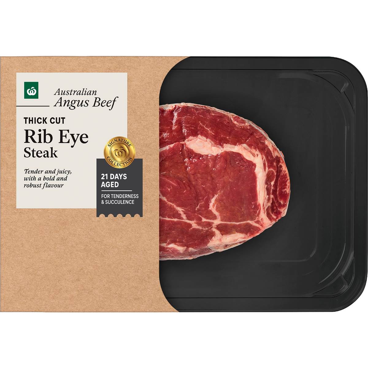 Woolworths Australian Angus Beef Rib Eye Steak 270g - 420g