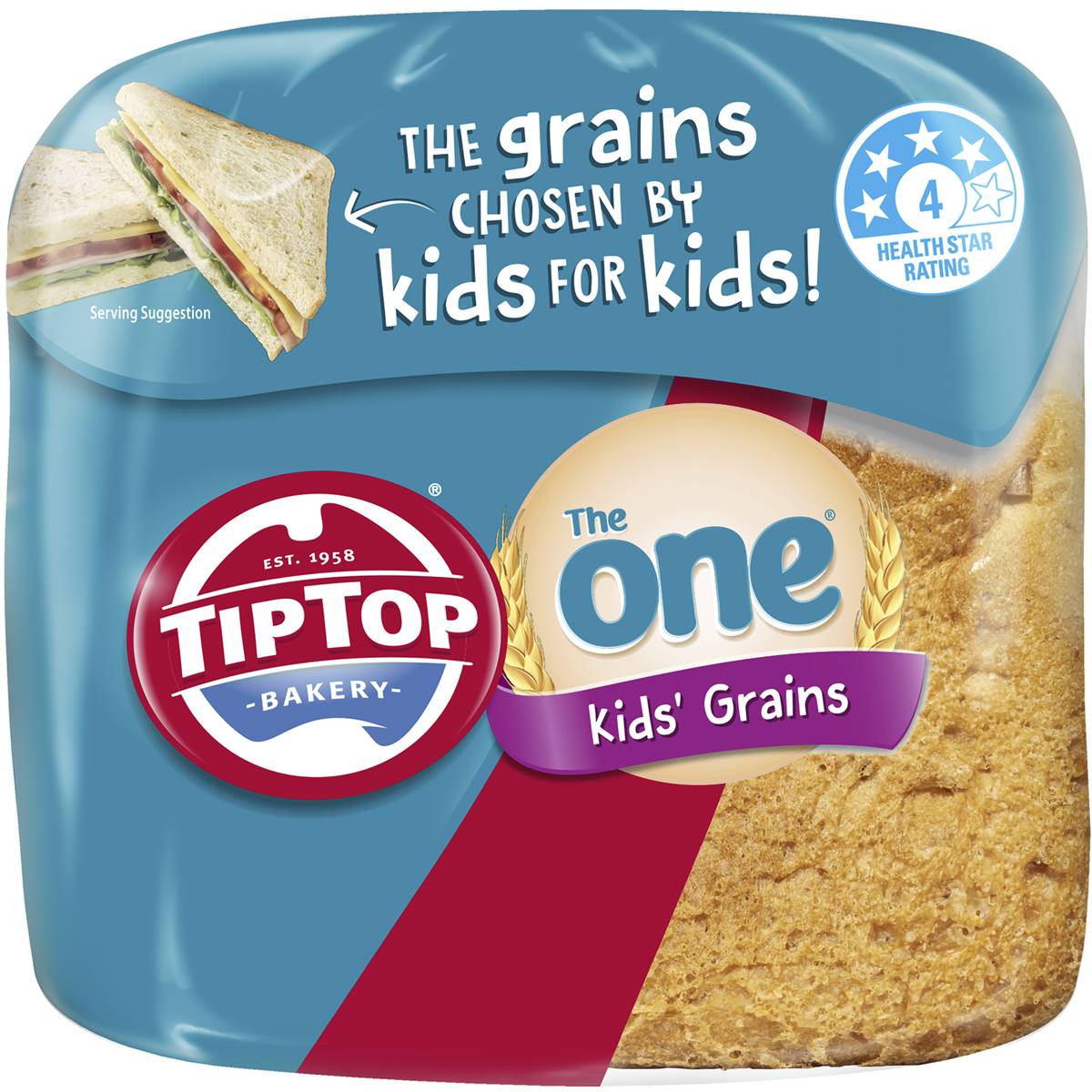 Tip Top The One Kids' Grains 700g Woolworths