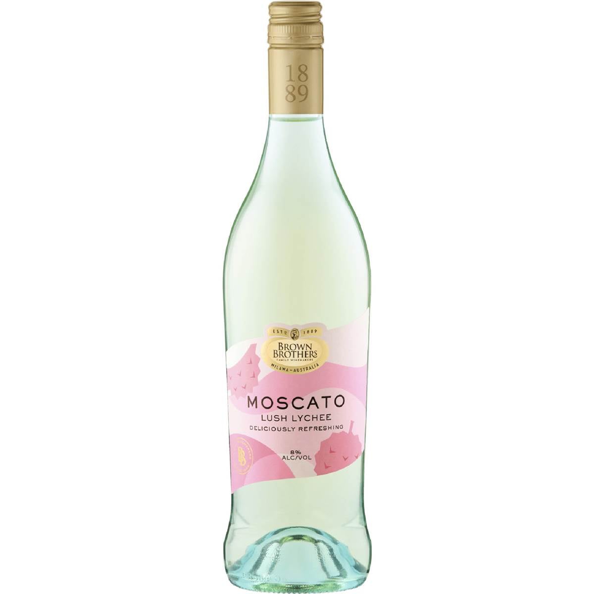 Brown Brothers Moscato Lychee Limited Edition Bottle 750mL