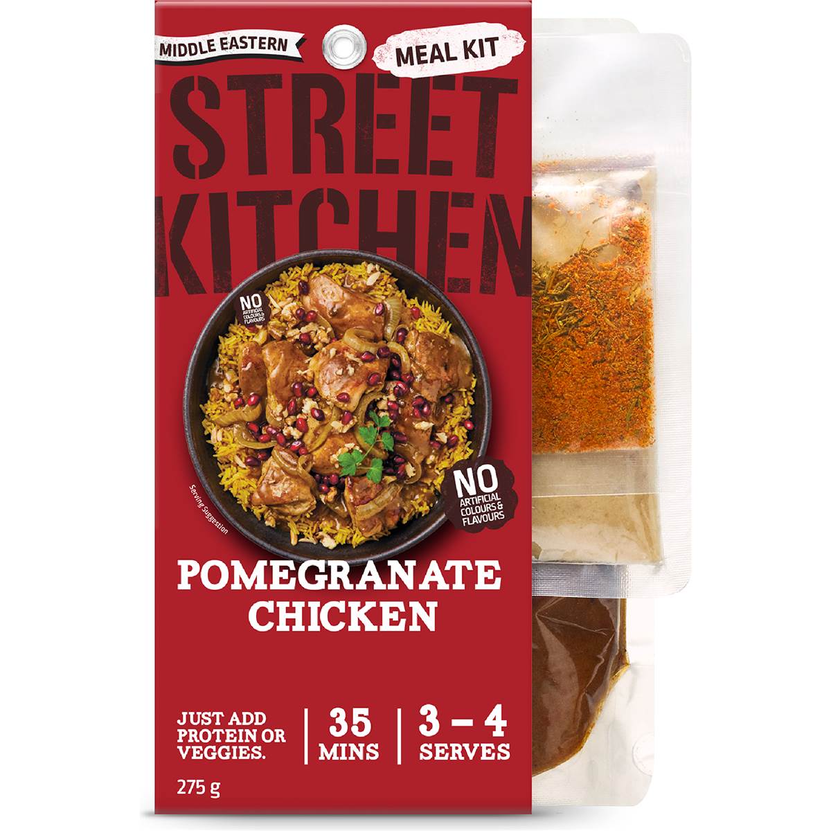 Street Kitchen Pomegranate Chicken Meal Kit 275g