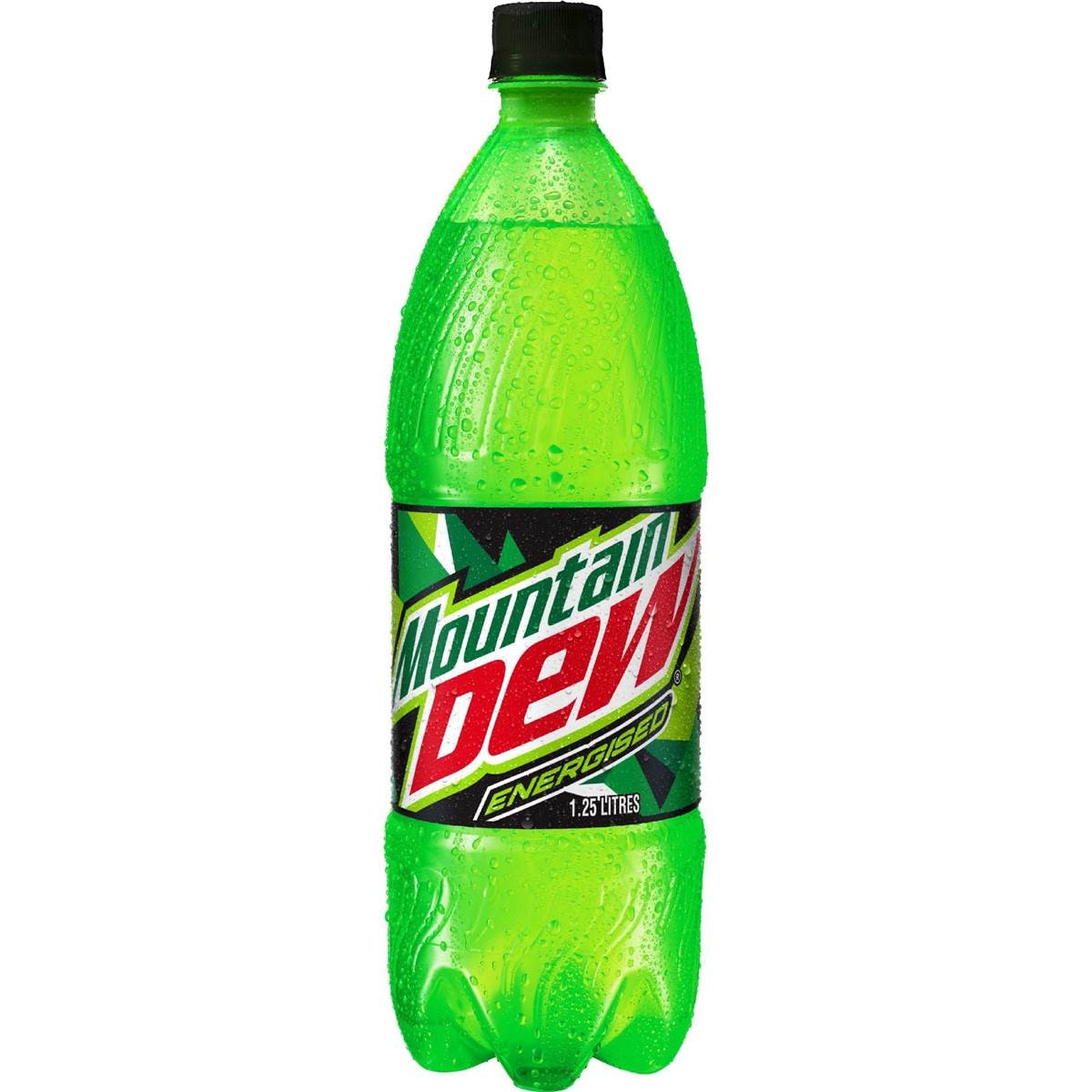 Mountain Dew Energised Soft Drink 1.25L
