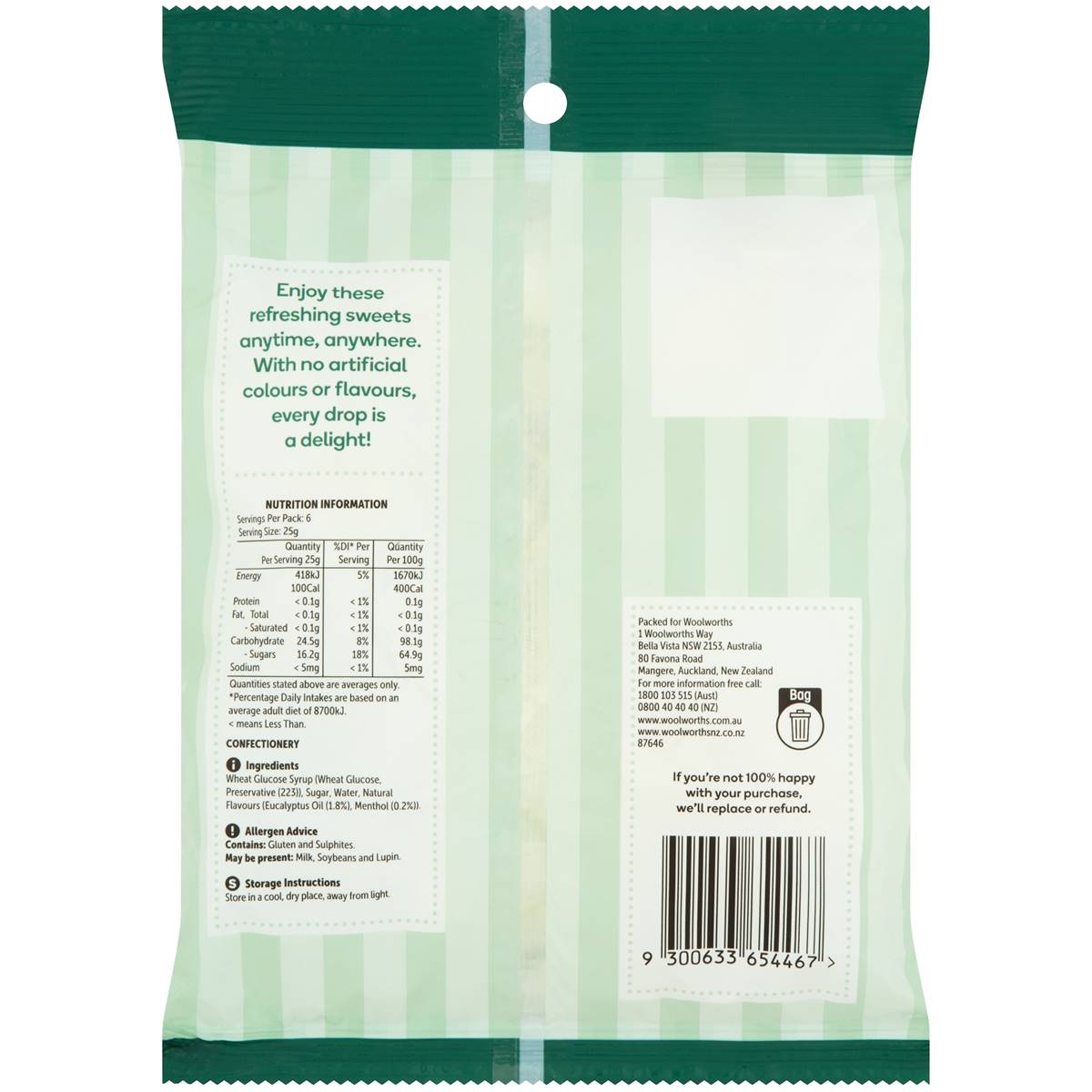 Woolworths Eucalyptus Drops 150g | Woolworths