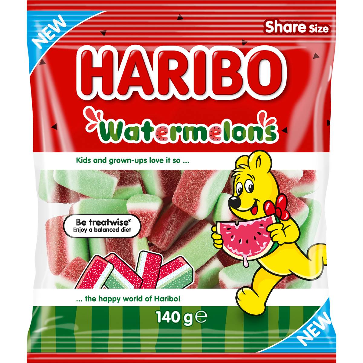 Haribo Watermelons Share Size 140g