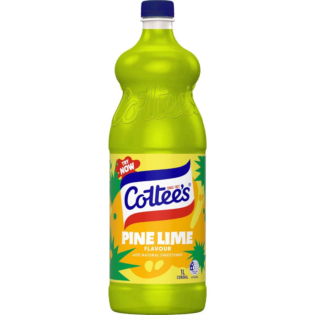 Cottee's Pine Lime Cordial 1L