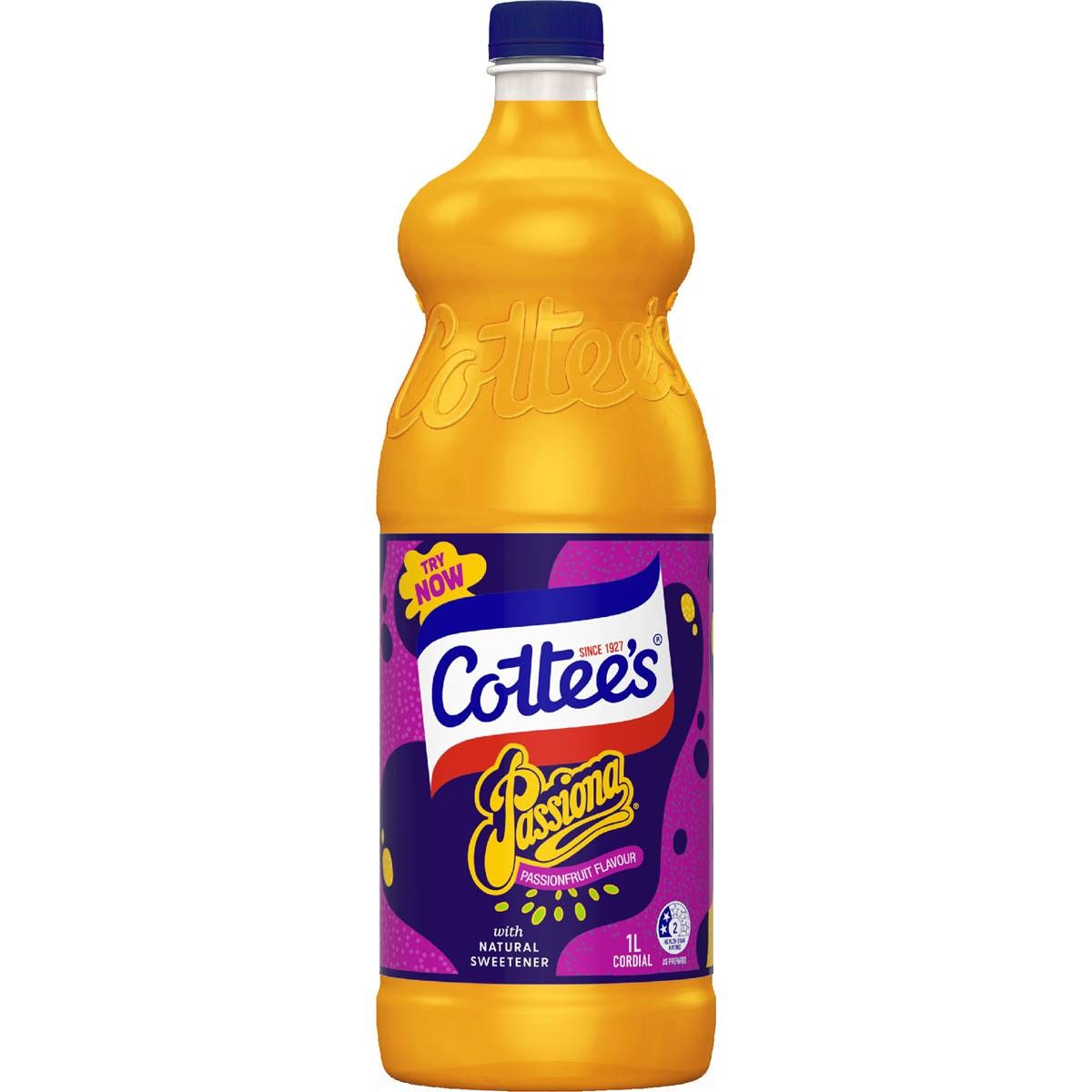 Cottee's Passiona Passionfruit Cordial 1L