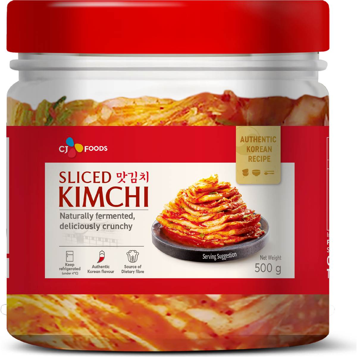 CJ Foods Sliced Kimchi Original 500g