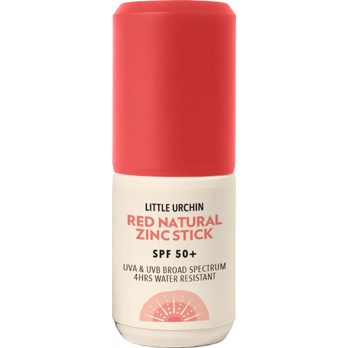 Little Urchin SPF50+ Natural Zinc Stick Red 14g