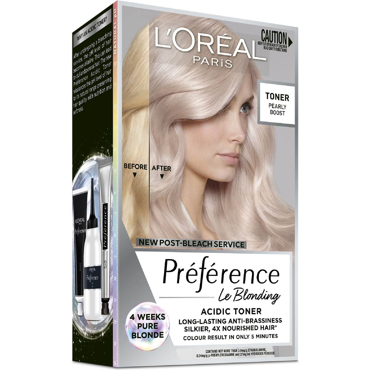L'Oreal Paris Paris Preference Acidic Toner Pearly Boost each