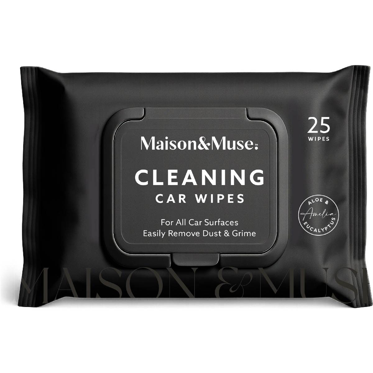 Maison & Muse Car Cleaning Wipes Aloe & Eucalyptus 25 pack
