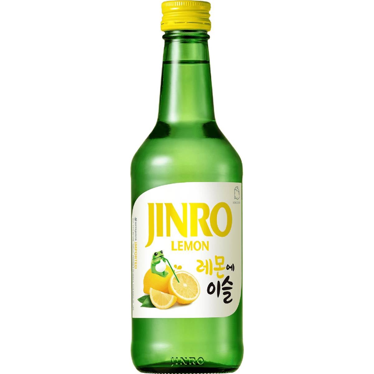 Jinro Lemon Soju Bottle 360mL
