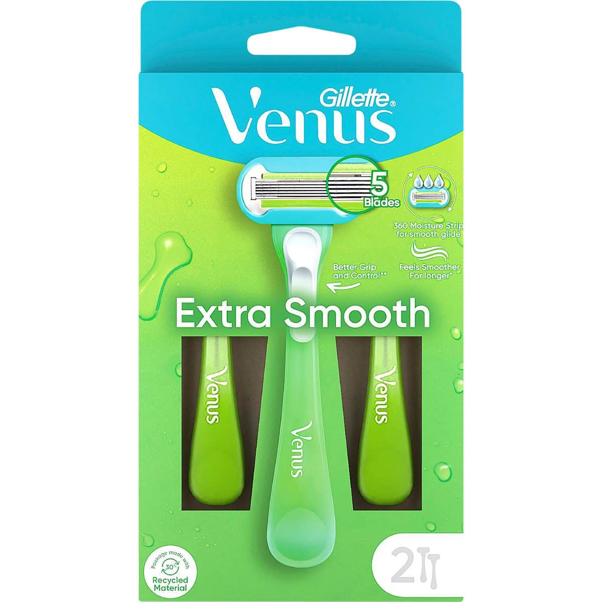 Gillette Venus Extra Smooth Disposable Razor 2 pack