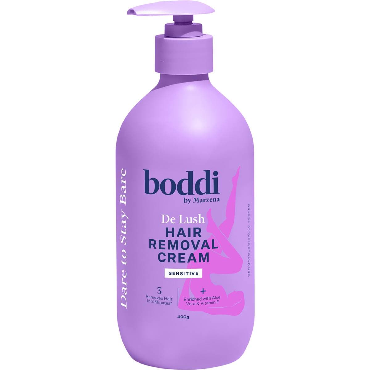 Boddi De Lush Hair Removal Cream Sensitive 400g