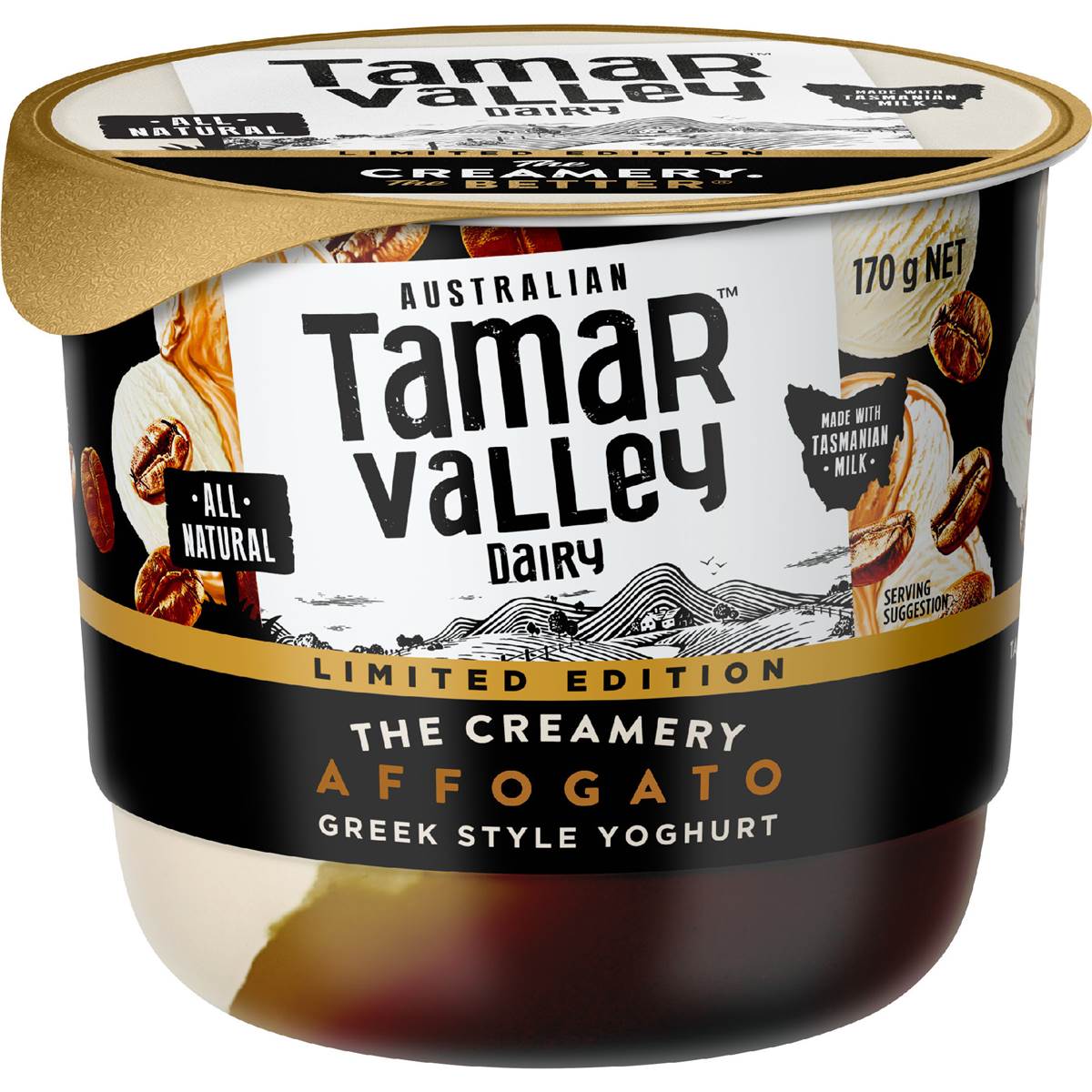 Tamar Valley Greek Style Yoghurt Creamy Affogato