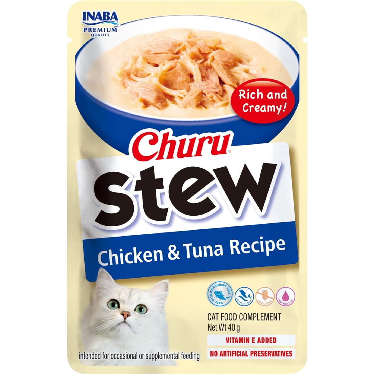Churu Stew Cat Treats Chicken & Tuna 40g