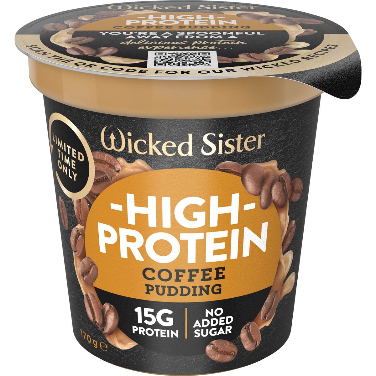 Wicked Sister High Protein Coffee Pudding 170g