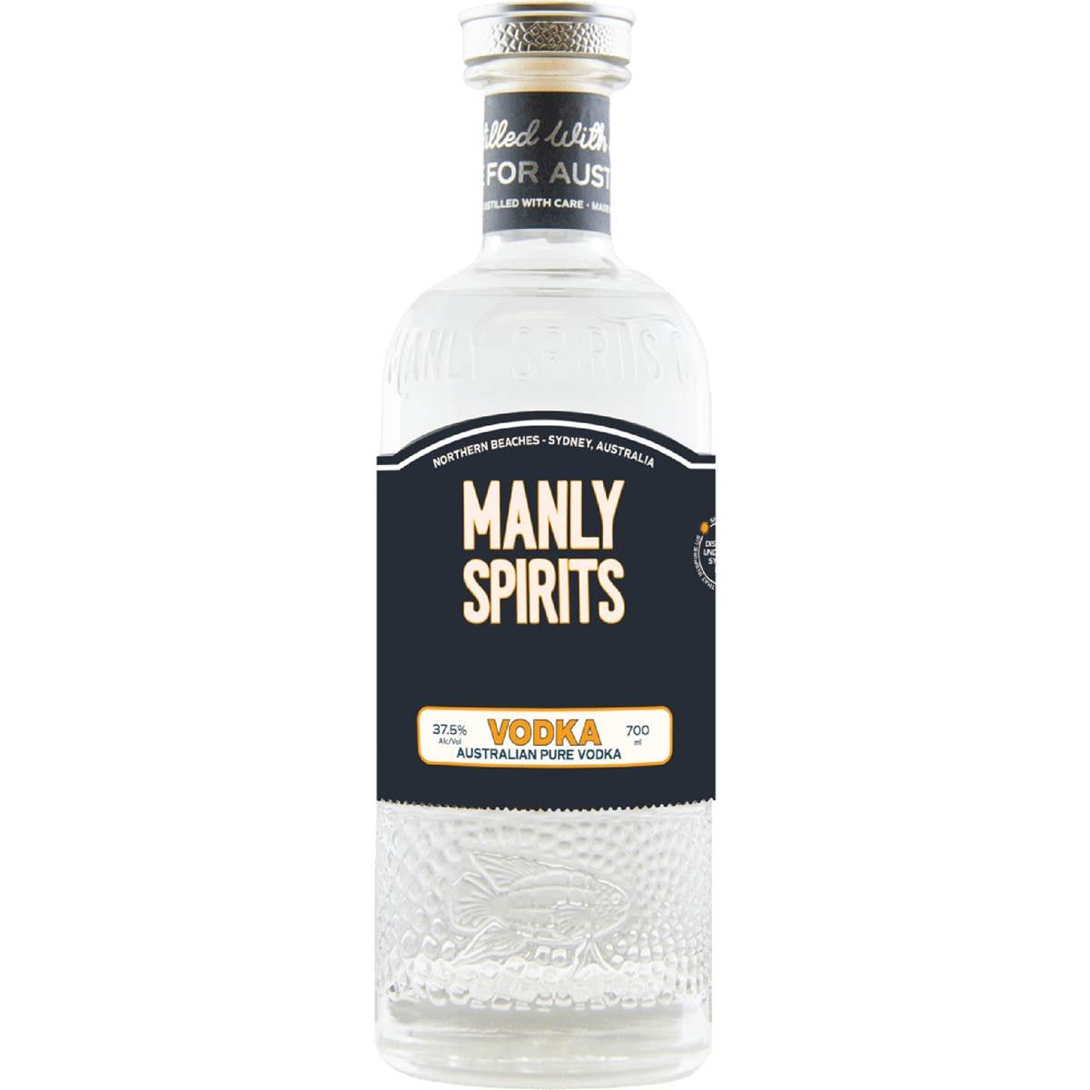 Manly Spirits Spirits Vodka Bottle 700mL