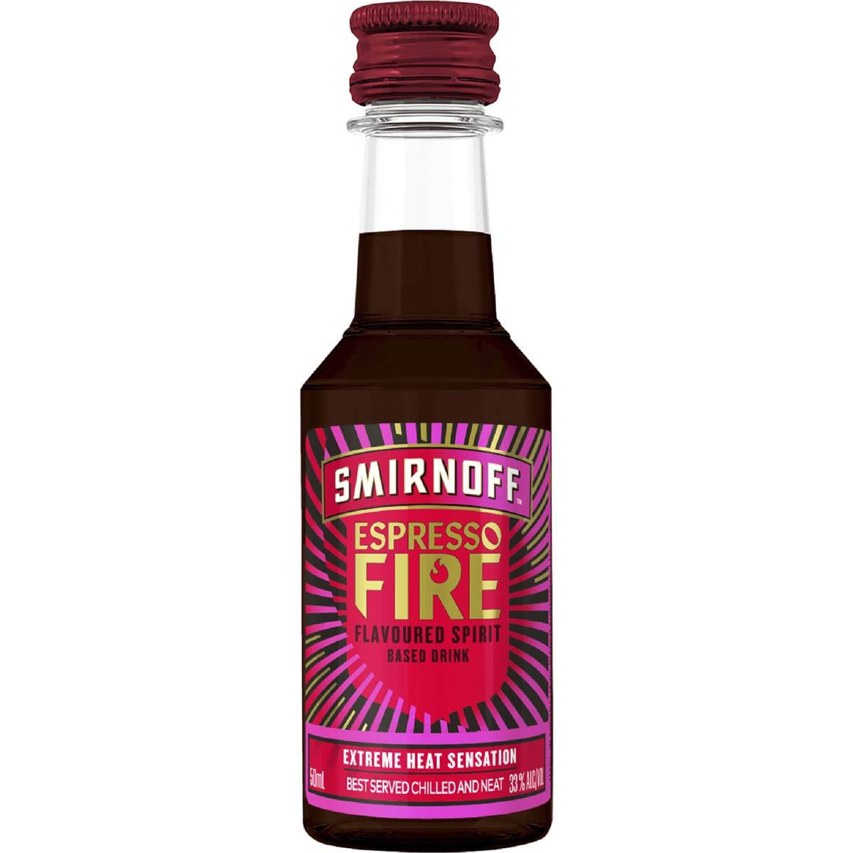 Smirnoff Espresso Fire Bottle 50mL