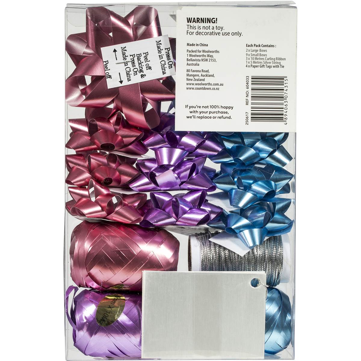 Christmas Wrapping Kit Pastel Each Woolworths