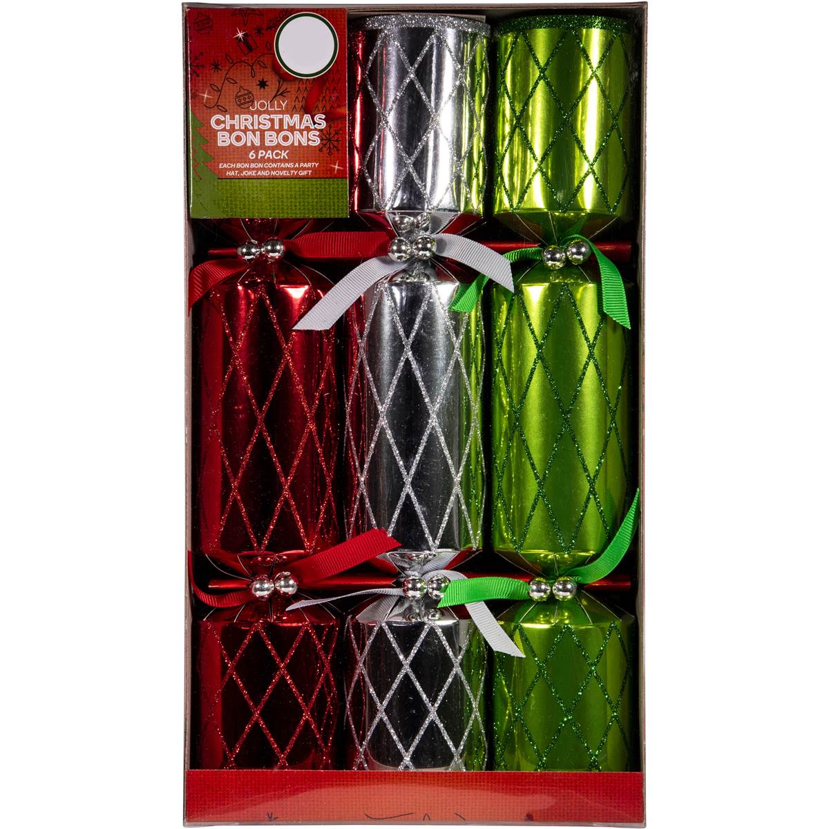christmas bon bons jolly christmas 6pk woolworths christmas bon bons jolly christmas 6pk woolworths