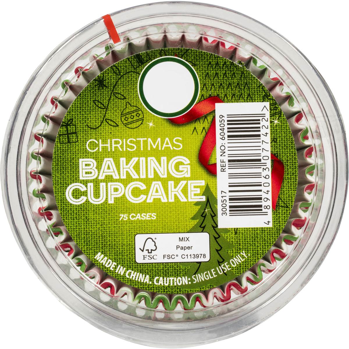 Christmas Baking Cupcake Cases Each Woolworths