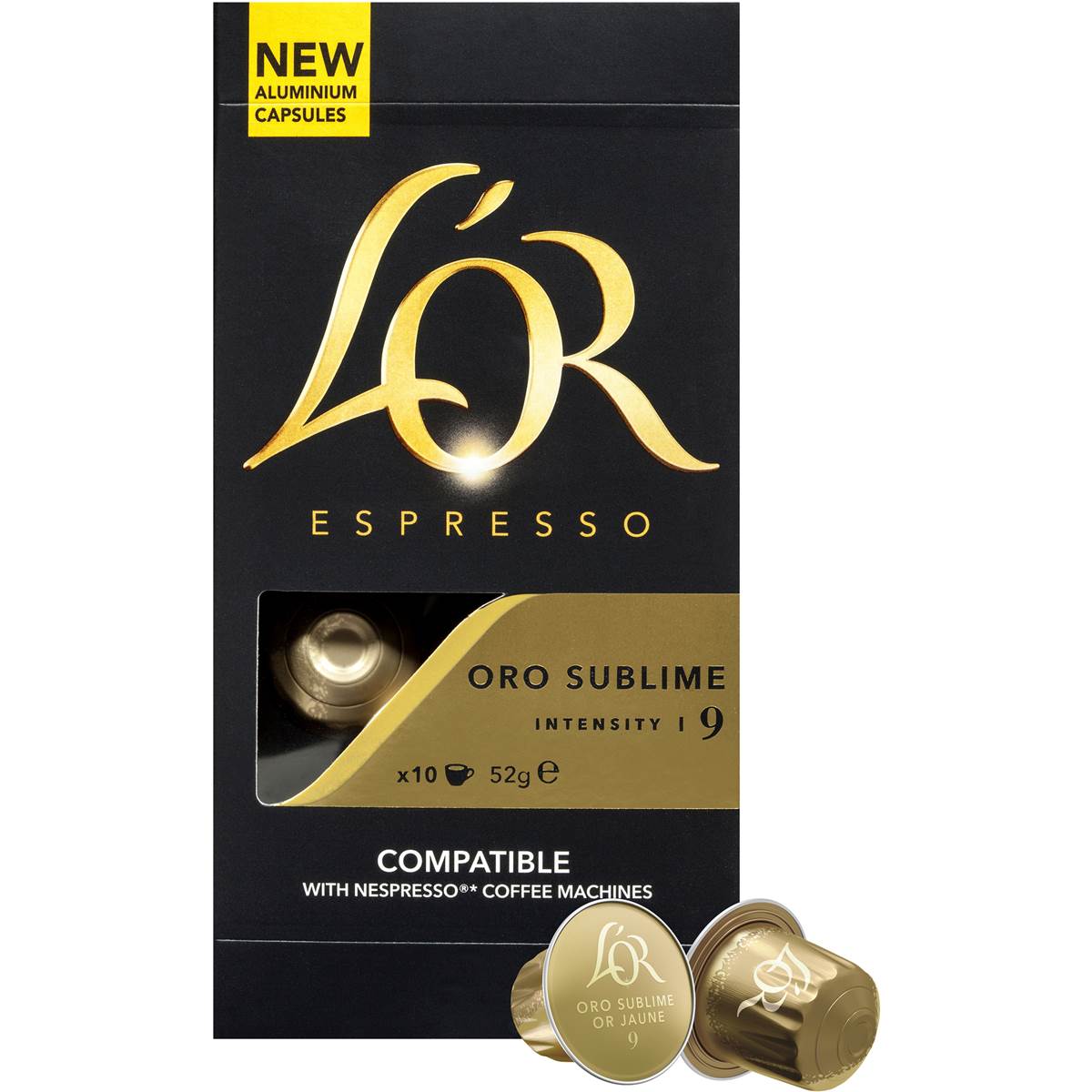 L'or Espresso Oro Sublime Coffee Capsules Compatible With Nespresso 10pk 52g Woolworths