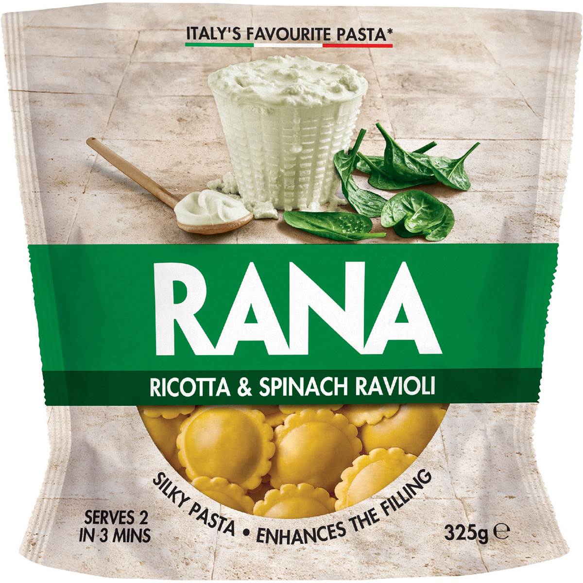 Rana Fresh Ricotta Spinach Ravioli Ricotta & Spinach 325g