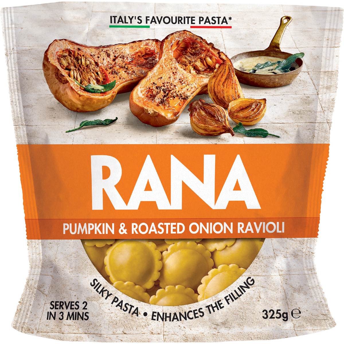 Rana Fresh Pumpkin Roasted Onion Ravioli 325g