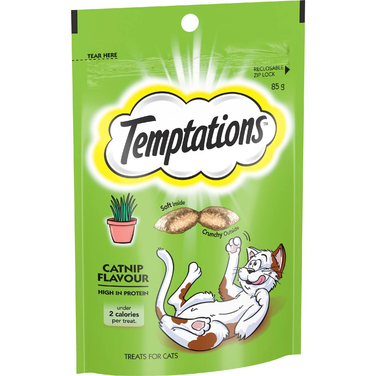 Temptations Cat Treats Catnip Flavour 85g