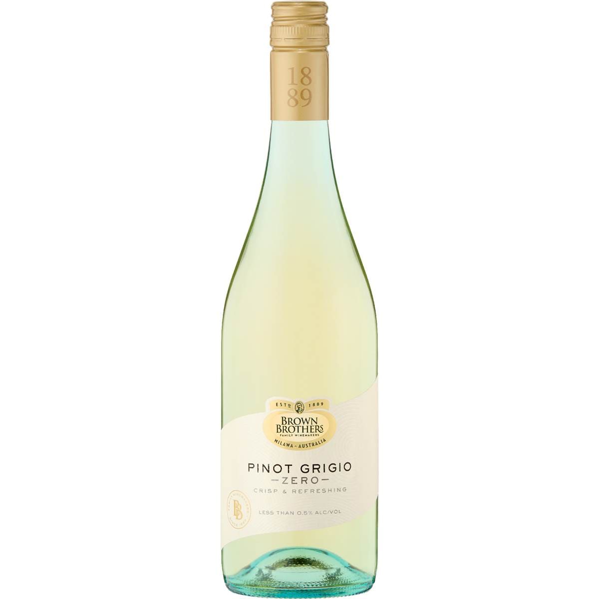 Brown Brothers Zero Alcohol Pinot Grigio 750mL