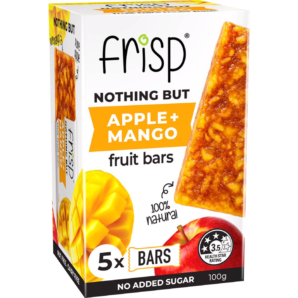 Frisp Mini Fruit Bars Apple & Mango 20g x 5 pack