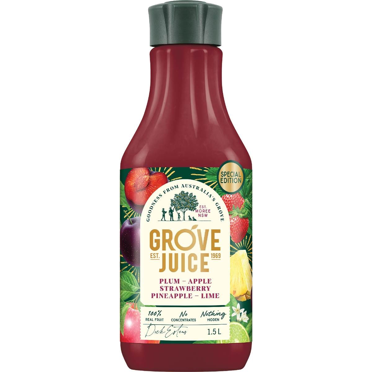Grove Juice Plum Apple Strawberry Pineapple & Lime 1.5L