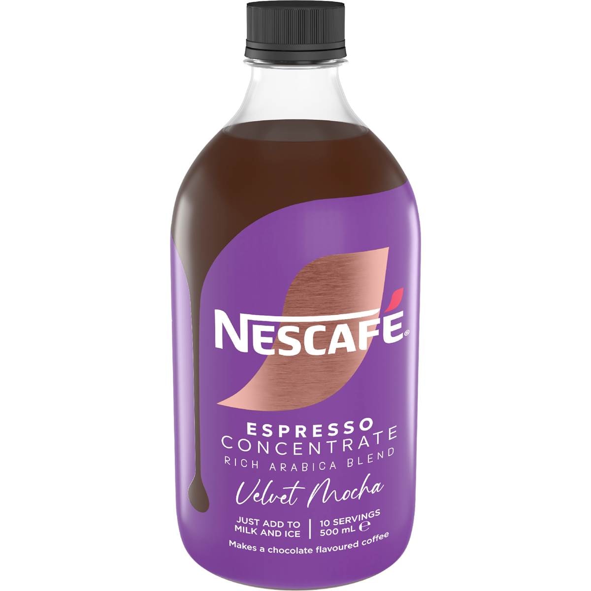 Nescafe Espresso Concentrate Velvet Mocha Liquid Coffee 500mL