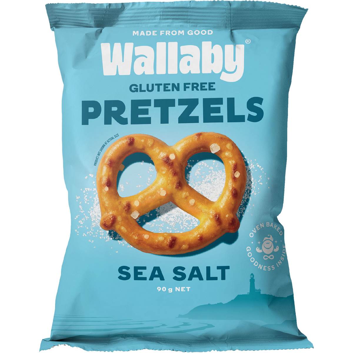 Wallaby Gluten Free Pretzels Sea Salt 90g