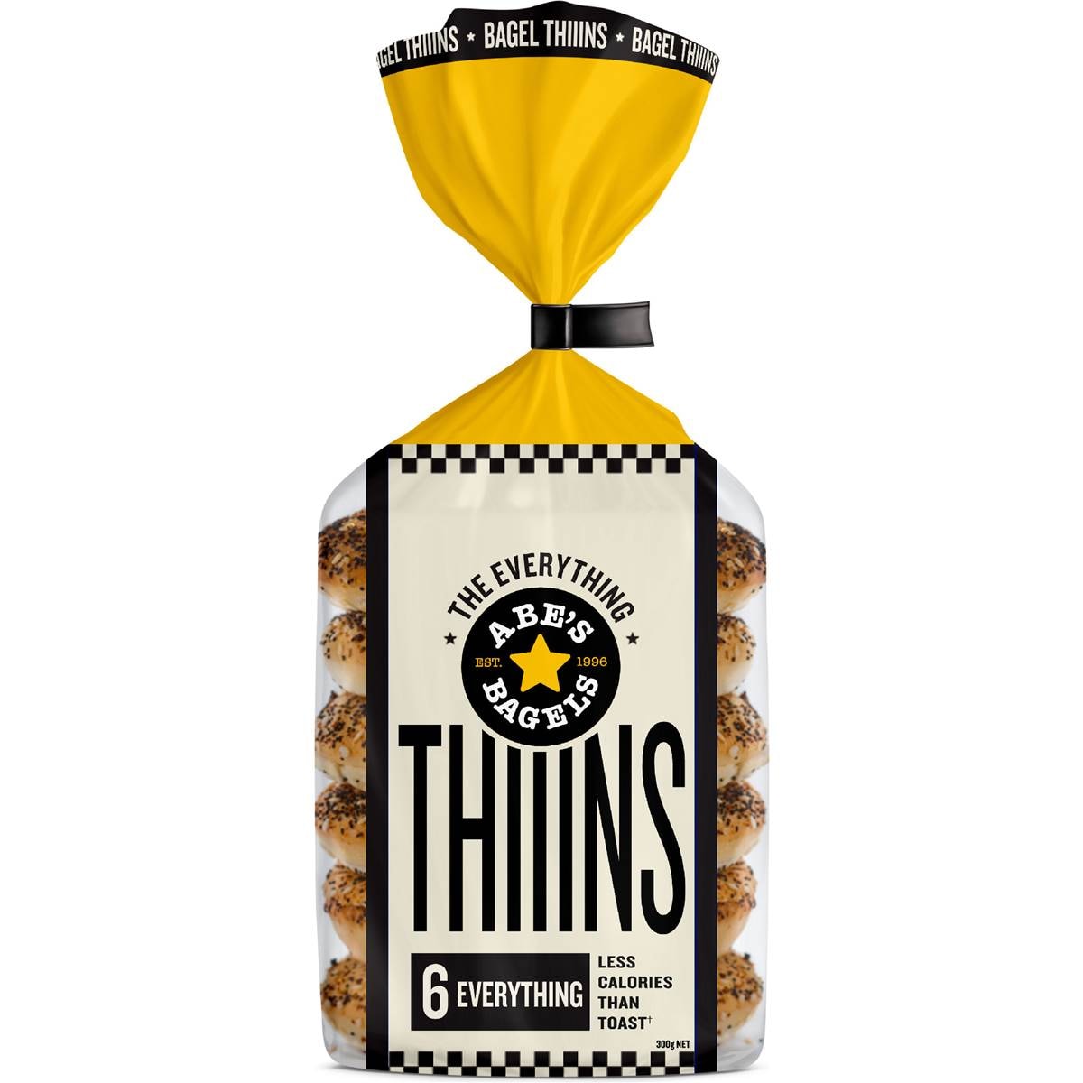 Abe's Bagels Thins Everything 300g
