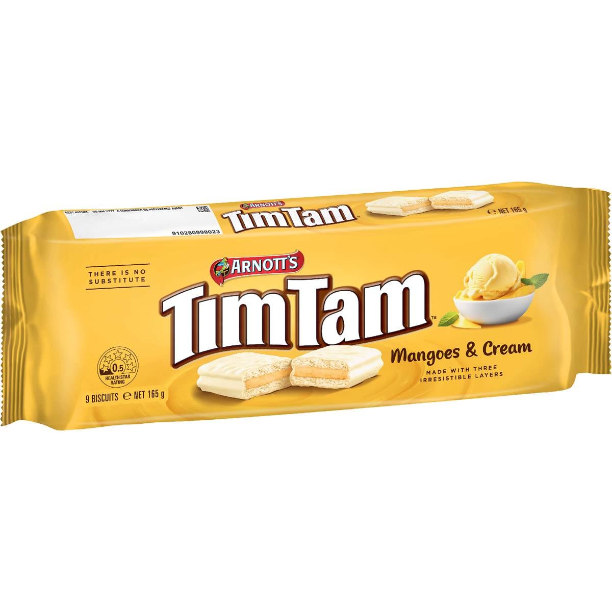 Arnott's Tim Tam Mangoes & Cream Biscuits 165g
