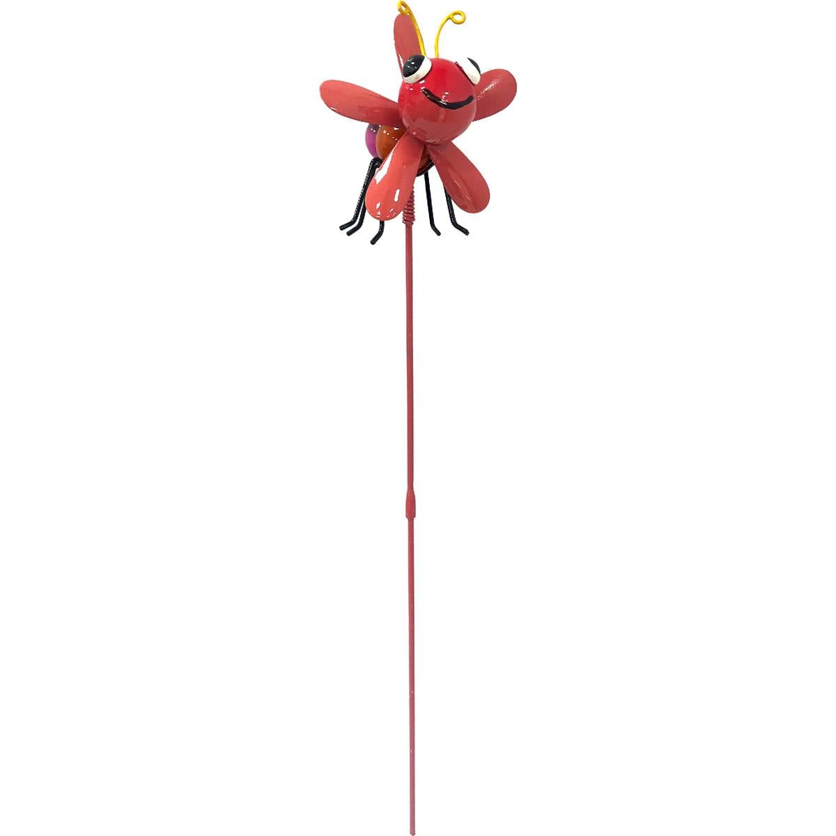 Mirabella Metal Spinning Garden Stake Ant each