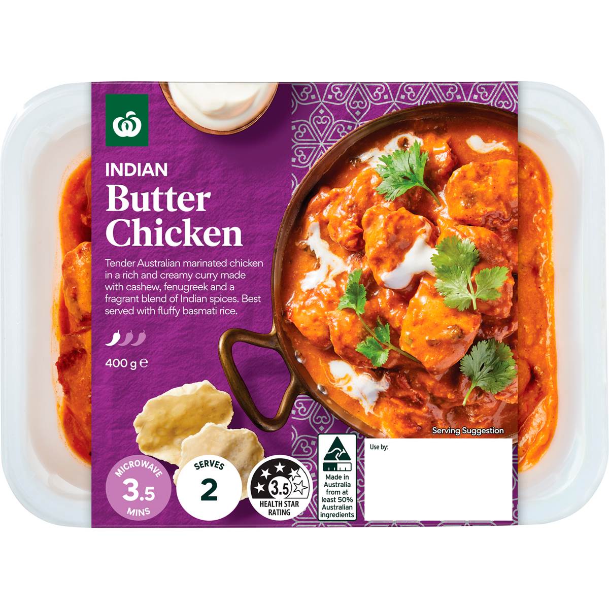 Woolworths Indian Butter Chicken 400g