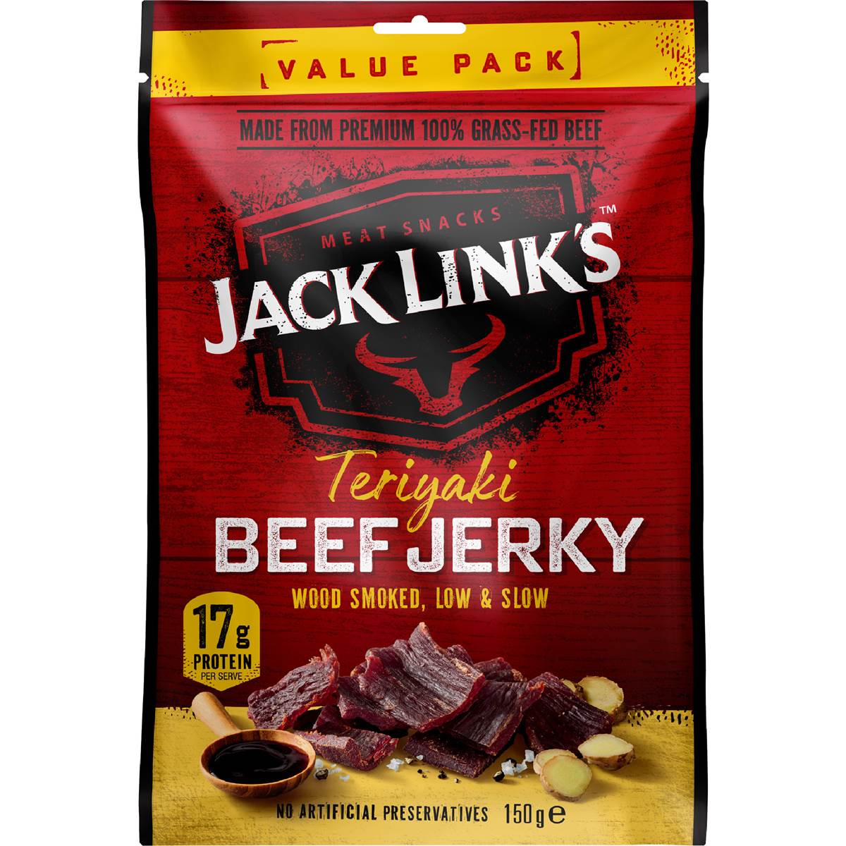 Jack Link's Beef Jerky Teriyaki Value 150g
