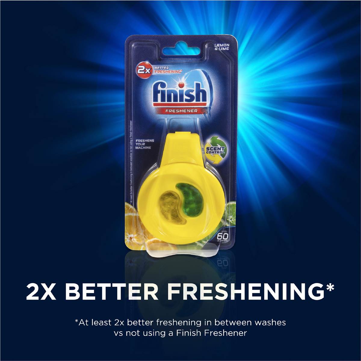 Finish Lemon & Lime Dishwasher Freshener 1 Pack Woolworths