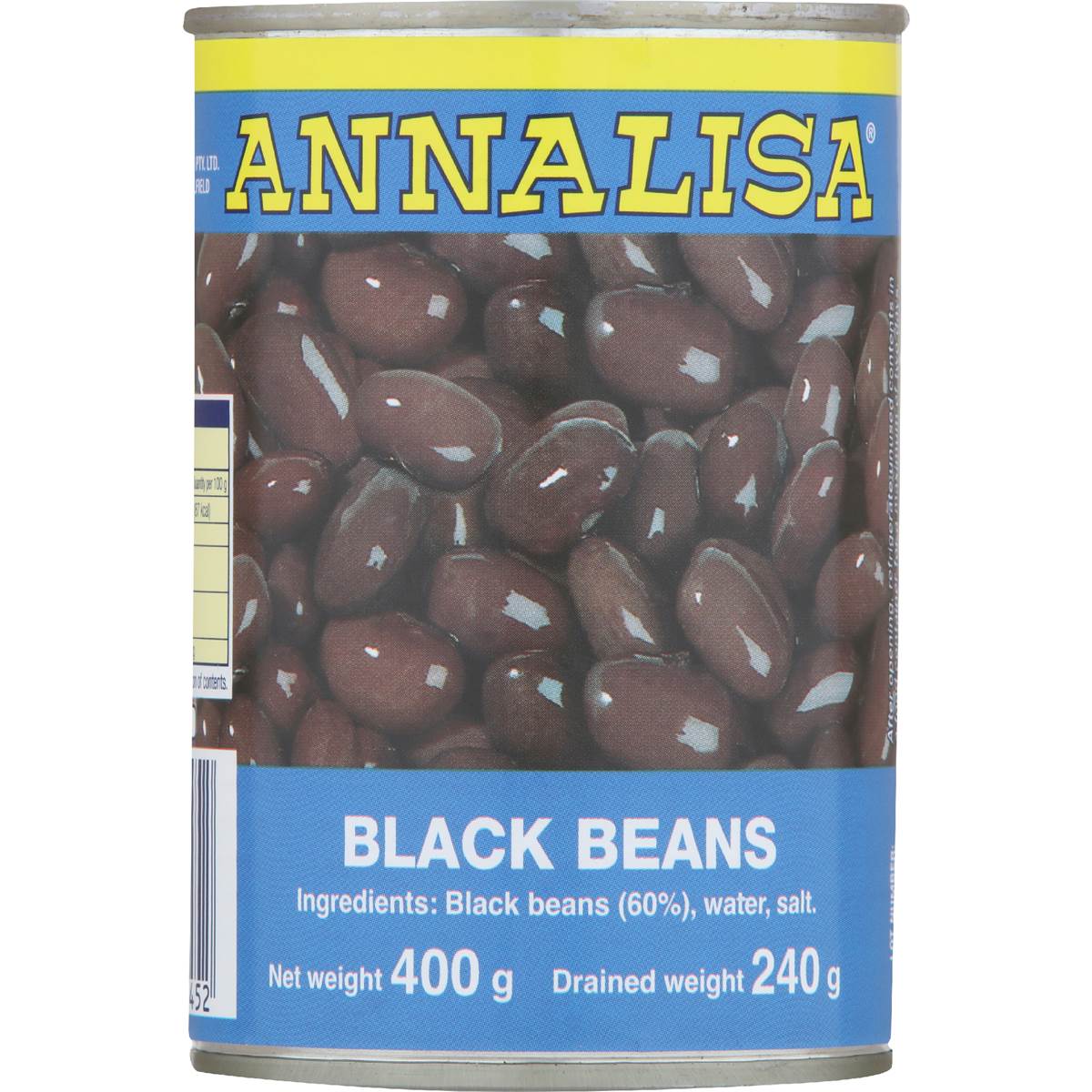 Annalisa Black Beans 400g