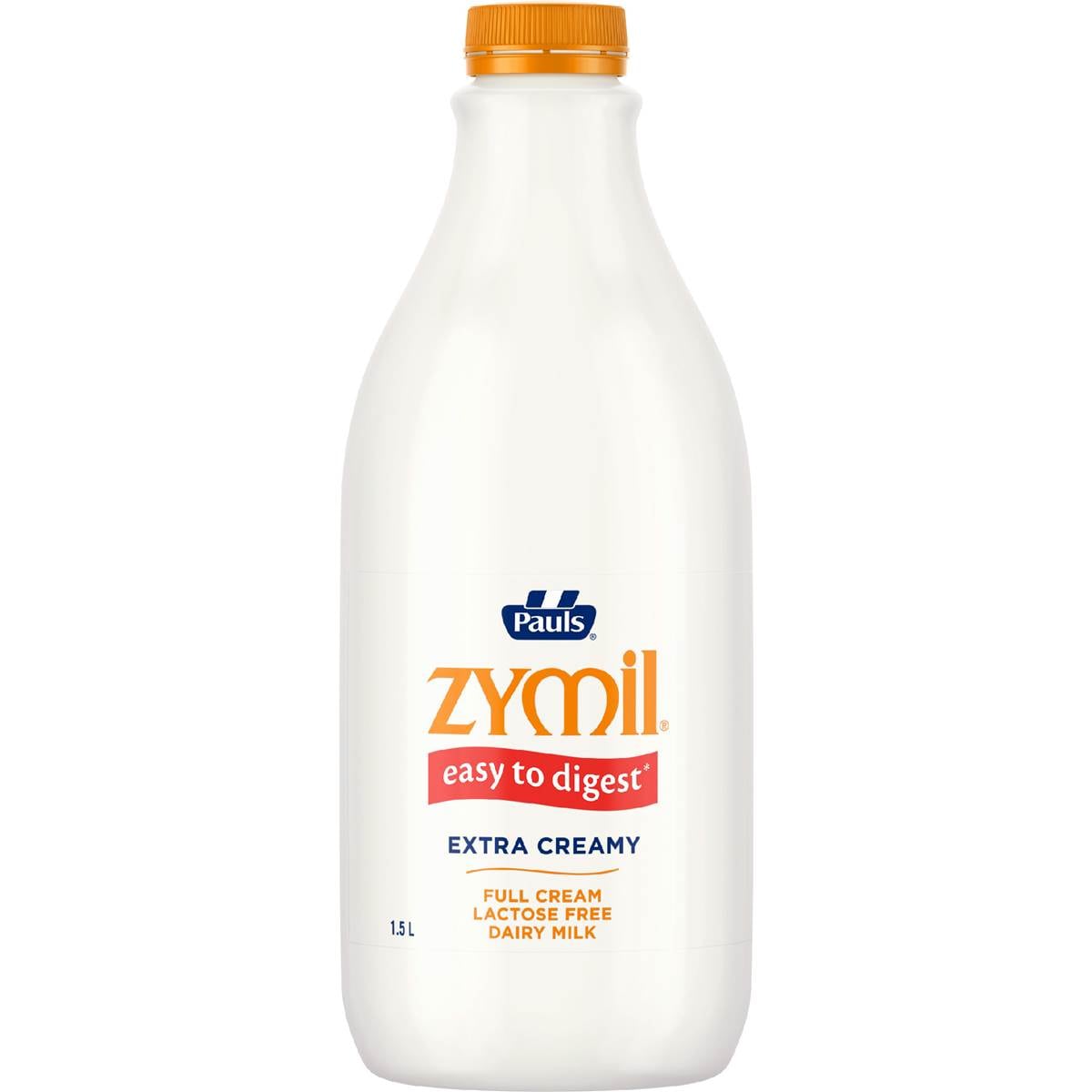 Pauls Zymil Lactose Free Milk Extra Creamy 1.5L