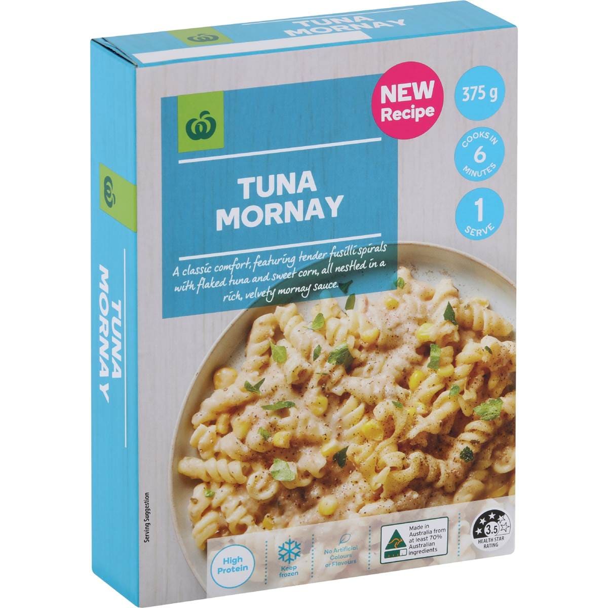 Woolworths Frozen Tuna Mornay 375g